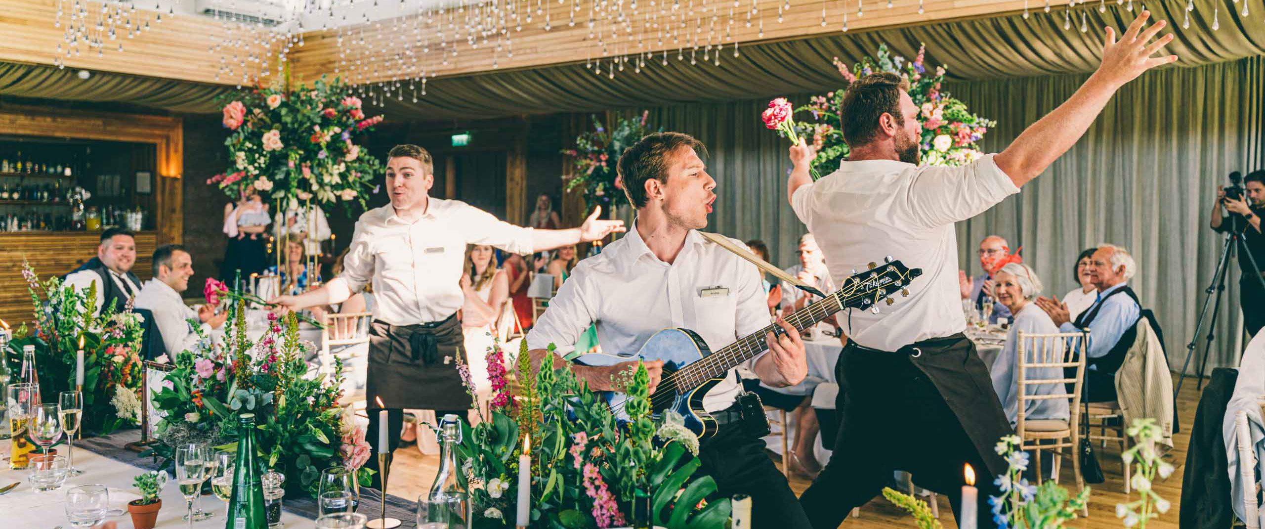 The Acoustic Singing Waiters